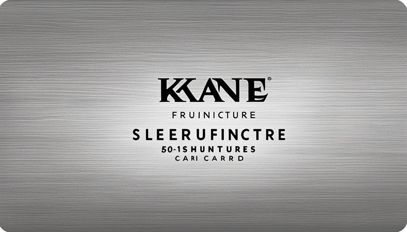 kane furniture credit card