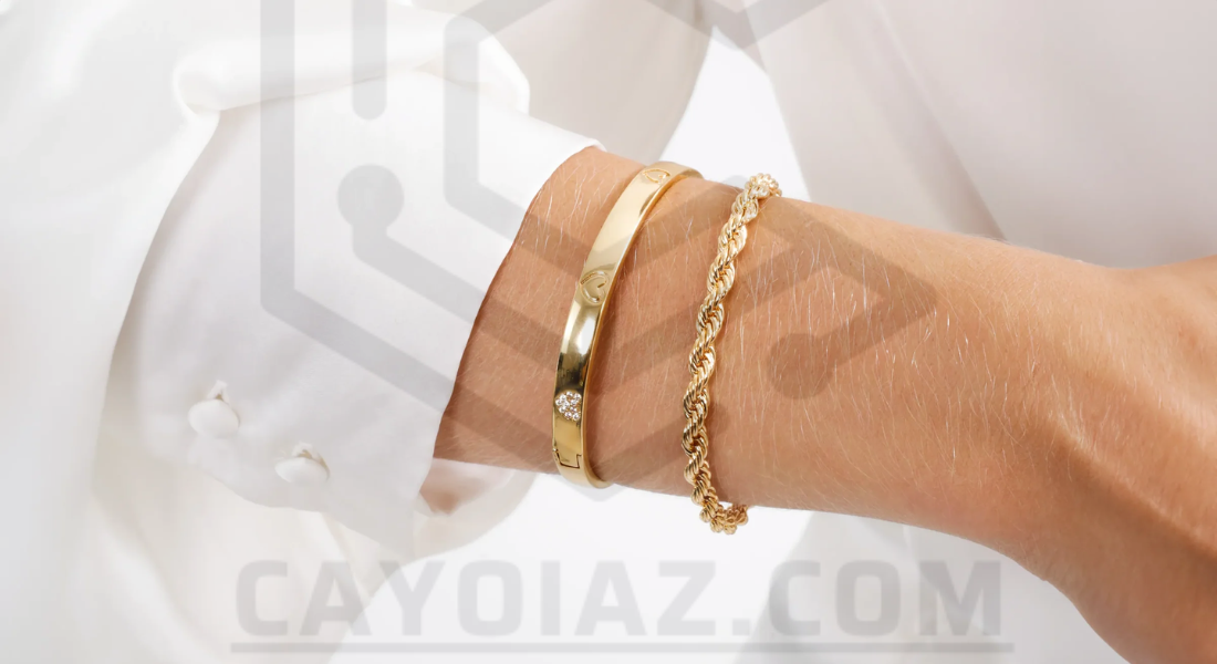 Designer 18K Gold Bracelet